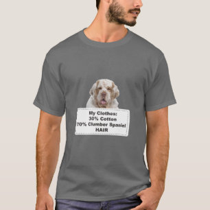 Camiseta Funny Shedding Dog Clumber Spaniel