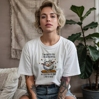 Camiseta Funny Sheep Sarcasm