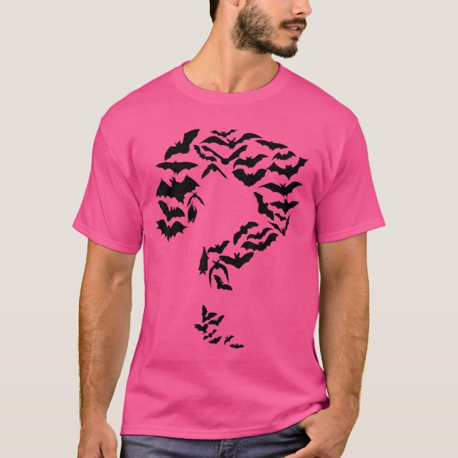 Camiseta Funny Sheldon Nerdy Bats Question Mark Comic Hero  (Anverso)