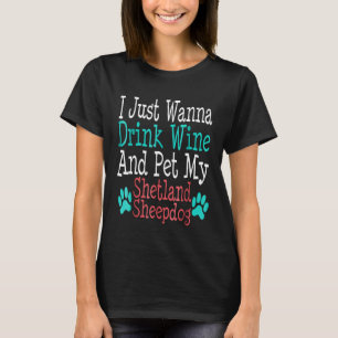 Camiseta Funny Shetland Sheepdog Dog Mom Dad Wover Lover