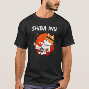Camiseta Funny Shiba Inu Uni Dog High Kick Karate Master Sp