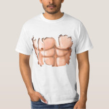 Funny Shirt - Muscle and Six pack