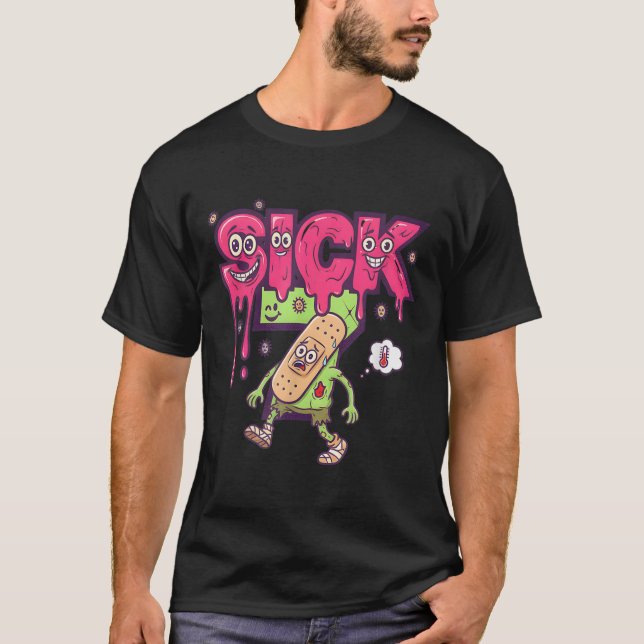 Camiseta Funny Sick Seven Meme Tee Six Seven Fun Wordplay D (Anverso)