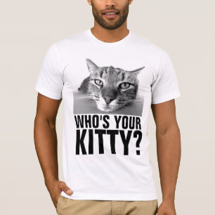 Camiseta FUNNY significa CAT T-SHIRT, quien es tu gatito