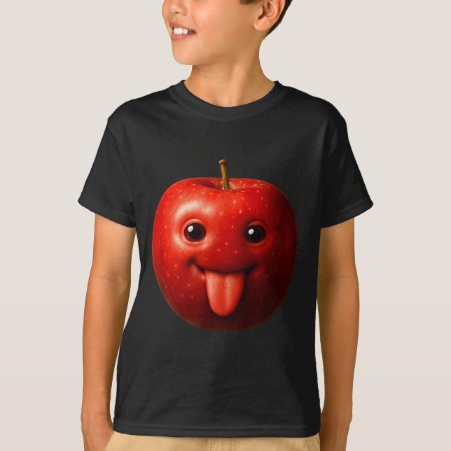 Camiseta Funny Silly Gen Z Meme Brainrot Humor Tongue Out  (Anverso)