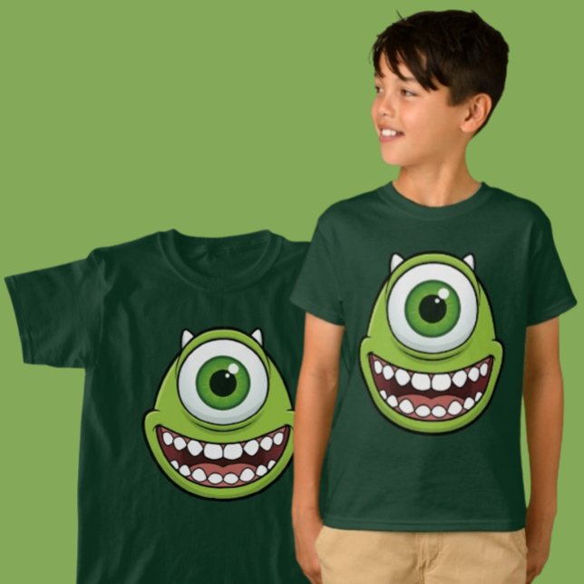 Camiseta Funny Single-Eye Green Monster Kids Tee (Subido por el creador)