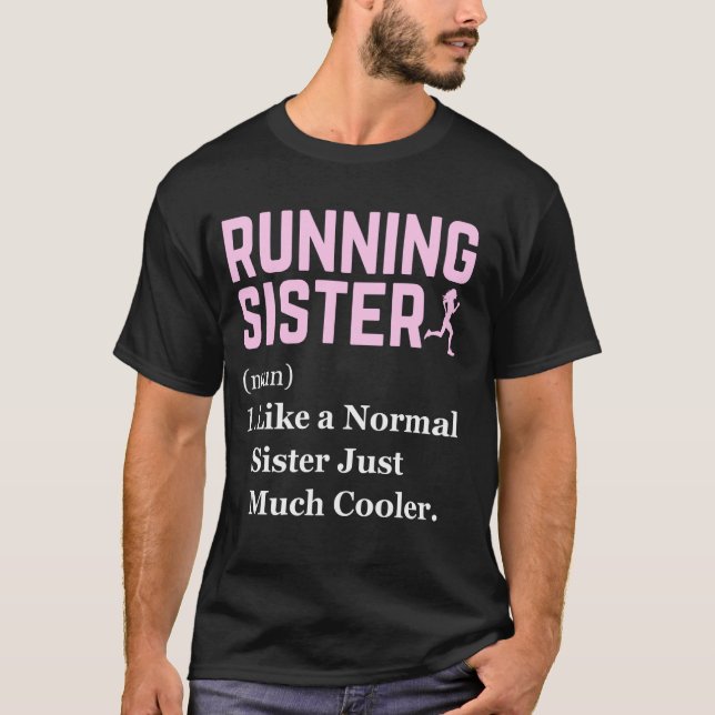 Camiseta Funny Sis Jogging Sis de la definición de la herma (Anverso)