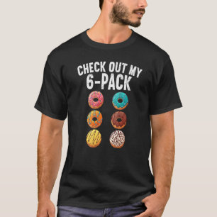 Camiseta Funny Six Pack Donut Gym Tee Check Out My 6 Pack