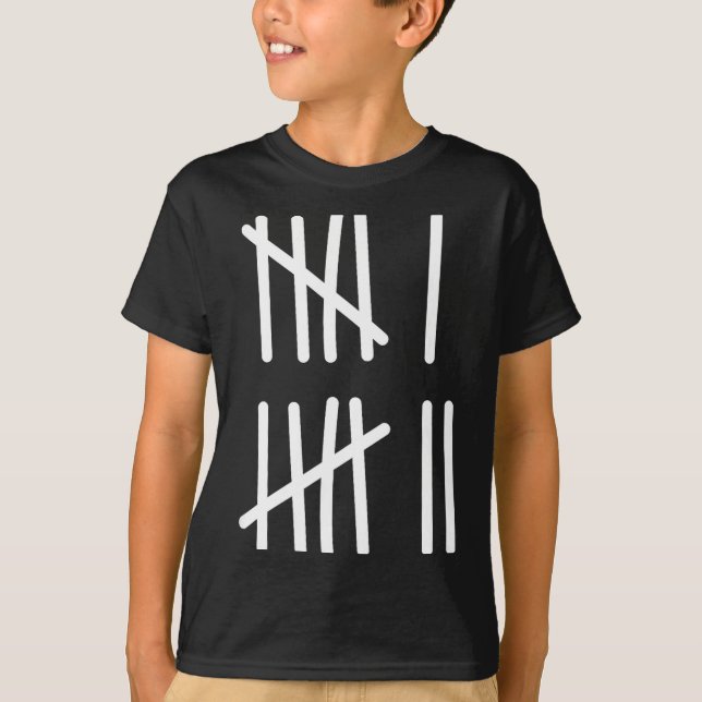 Camiseta Funny Six Seven 67 Meme Tally Marks 6 7 Numbers Ki (Anverso)