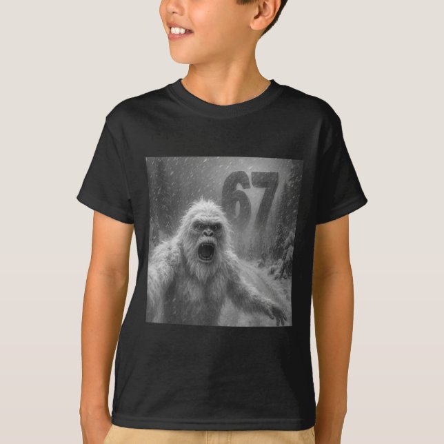 Camiseta Funny Six Seven 6 7 Meme Gen Z Alpha Slang Yeti Se (Anverso)