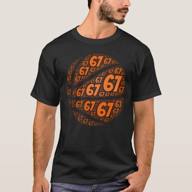 Camiseta Funny Six Seven Player Basketball Meme (Anverso)