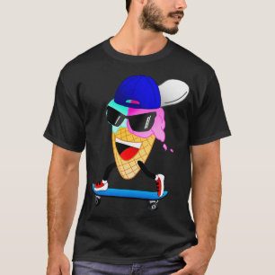 Camiseta Funny Skater Ice Cream