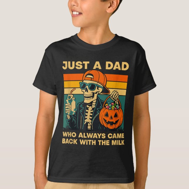 Camiseta Funny Skeleton Dad Quote Retro Gift For Father’s D (Anverso)