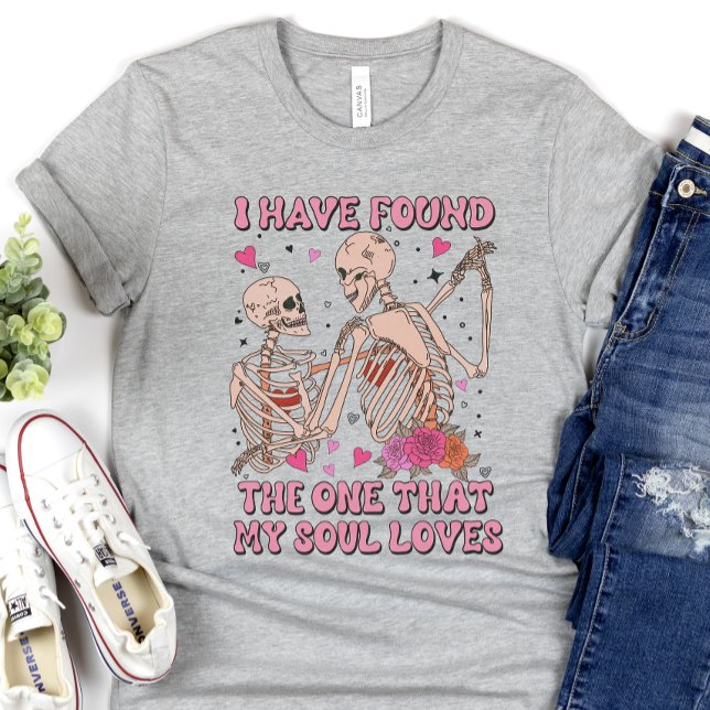 Camiseta Funny Skeleton El día de San Valentín, esqueletos  (Subido por el creador)