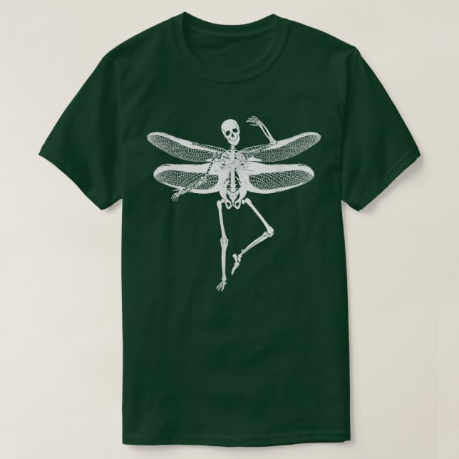 Camiseta Funny Skeleton Fairy Grunge Fairycore Aesthetic  (Diseño del anverso)