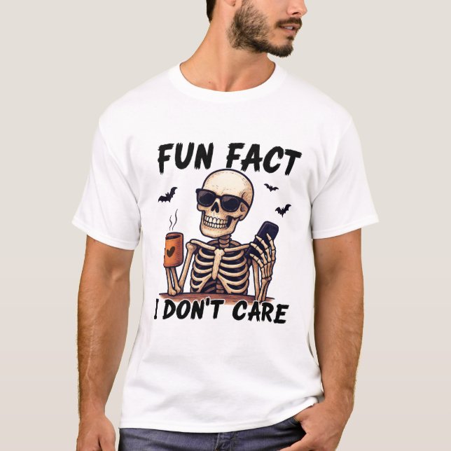 Camiseta Funny Skeleton Halloween (Anverso)