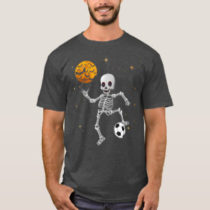 Camiseta Funny Skeleton Soccer Halloween Chicas niños yo
