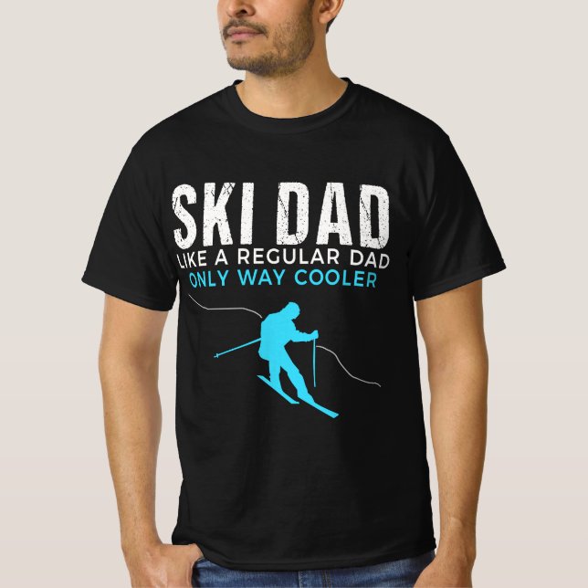 Camiseta Funny Ski Dad - Skier T for Men  (Anverso)