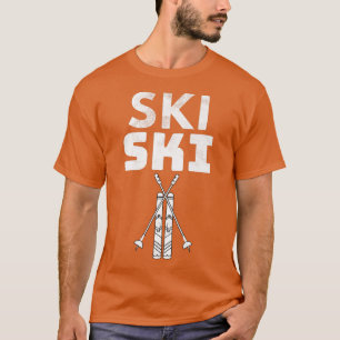 Camiseta Funny Ski Lover Esquí Guay Snow Mountain Sports S