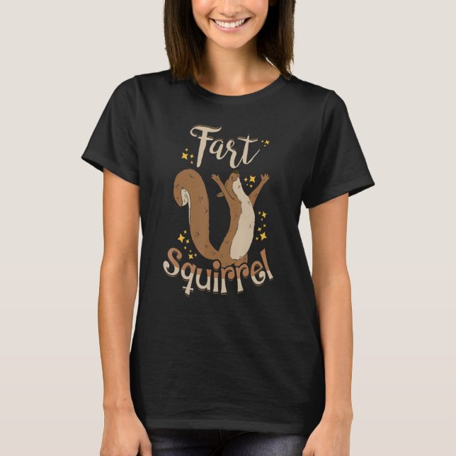 Camiseta Funny Skunk Fart Squirrel (Anverso)