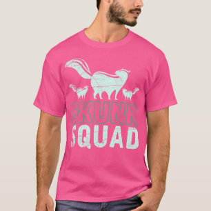 Camiseta Funny Skunk Squad Fart Squirrel Skunk