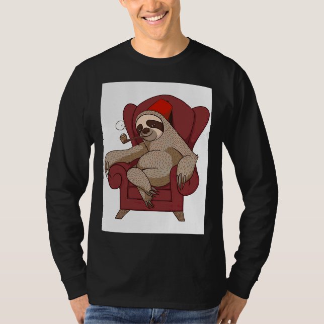 Camiseta Funny Sloth Chair (Anverso)