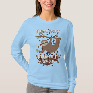 Camiseta Funny Sloth Long Sleeve
