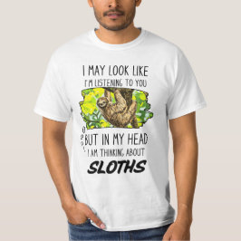 Camiseta Funny Sloth Lover