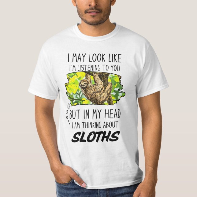 Camiseta Funny Sloth Lover (Anverso)