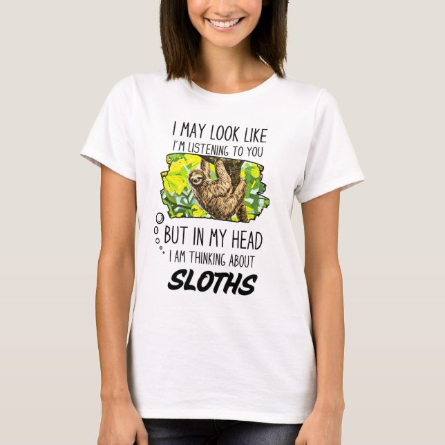Camiseta Funny Sloth Lover (Anverso)