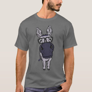 Camiseta Funny Smart House Donkey Farm Horse Mule Pack Anim