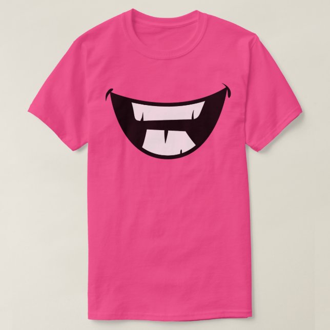 Camiseta Funny Smile Mouth (Diseño del anverso)