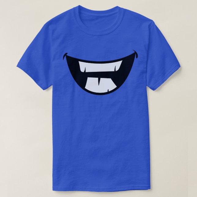 Camiseta Funny Smile Mouth (Diseño del anverso)