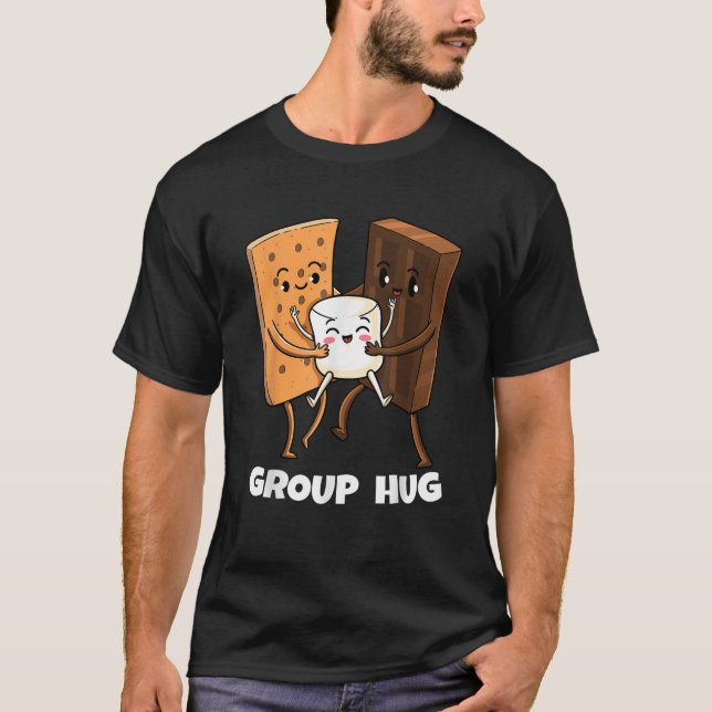Camiseta Funny Smores Marshmallow Chocolping Grupo H (Anverso)