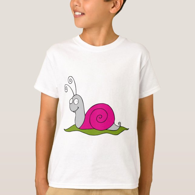 Camiseta funny snail (Anverso)
