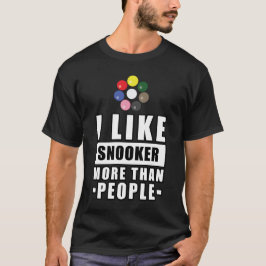 Camiseta Funny Snooker Design
