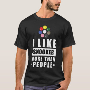Camiseta Funny Snooker Design