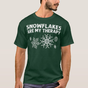 Camiseta Funny Snowflake Art For Men Women Ice Snow Winter