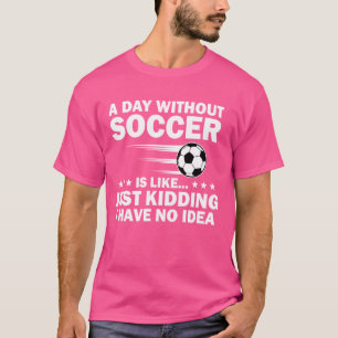Camiseta Funny Soccer Design Sport Player
