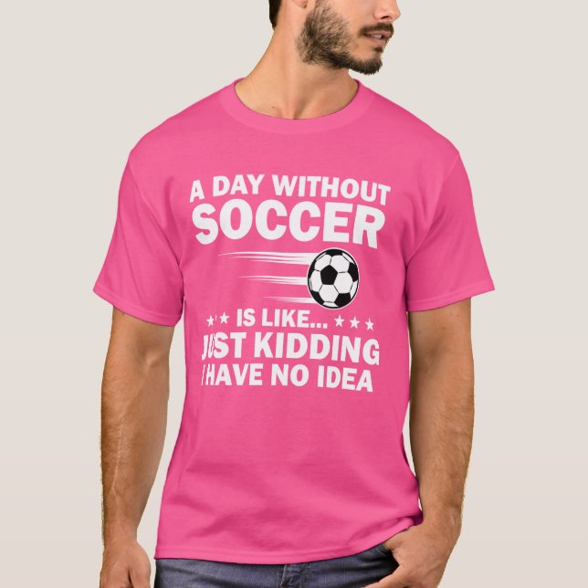 Camiseta Funny Soccer Design Sport Player (Anverso)