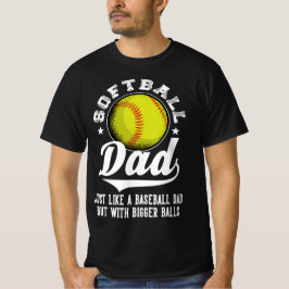 Camiseta Funny Softball Dad