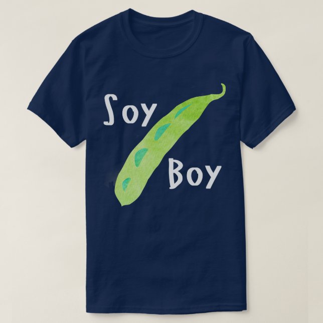 Camiseta Funny Soy Boy Liberal Vegetariano Vegetario 1 (Diseño del anverso)