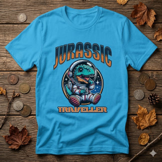 Camiseta Funny Space Dinosaur Alien Astronaut T-Shirt
