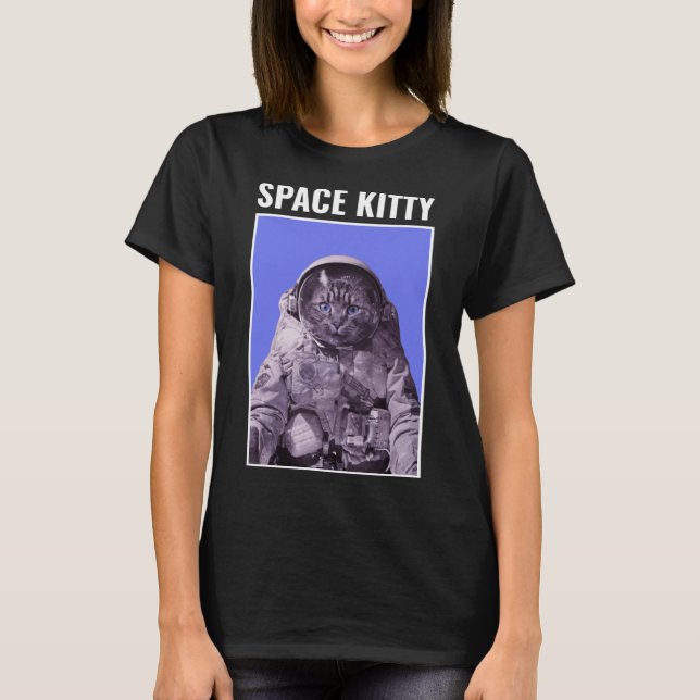 Camiseta Funny Space Kitty Pullover Hoodie (Anverso)