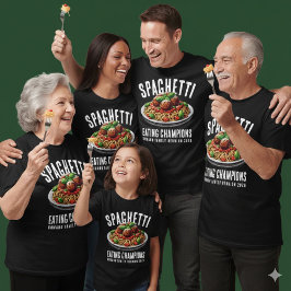 Camiseta Funny Spaghetti Eating Champion Family Reunion