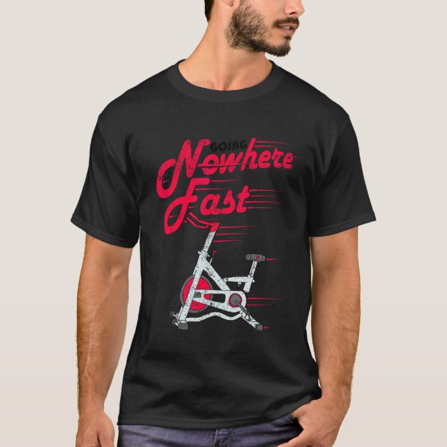 Camiseta Funny Spinning Class Indoor Cycling Workout Statia (Anverso)
