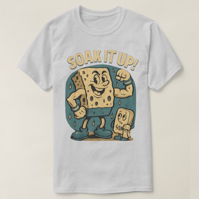Camiseta Funny Sponge Personalizado (Diseño del anverso)