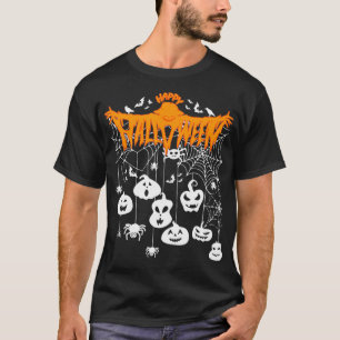 Camiseta Funny Spooky colgando calabazas de Halloween