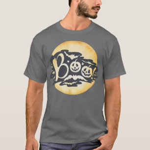 Camiseta Funny & Spooky Halloween Boo Abg004 2377