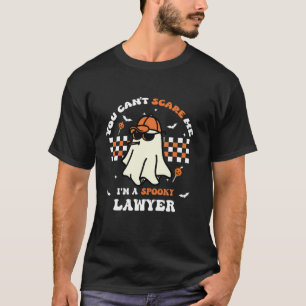 Camiseta Funny Spooky Lawyer Halloween Shirt con Ghost y